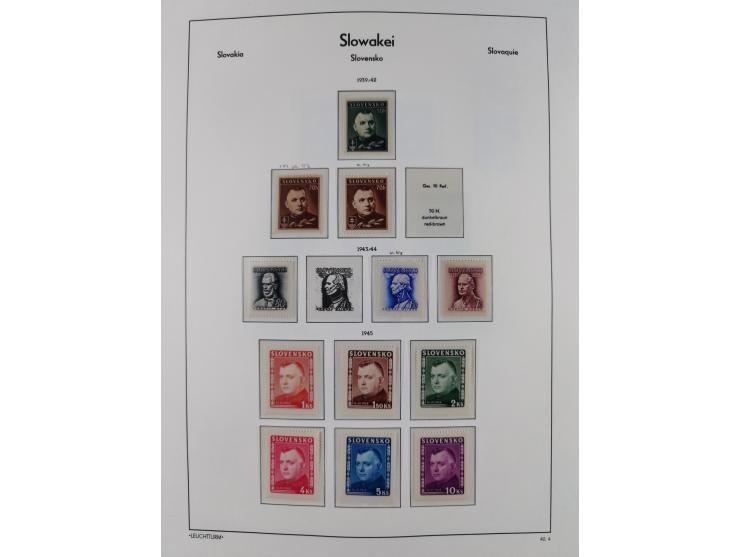 1939/2004, mint never hinged collection, from 1939-45 except Mi.-Nr. 24-38 in the main catalogue numbers complete incl. posta