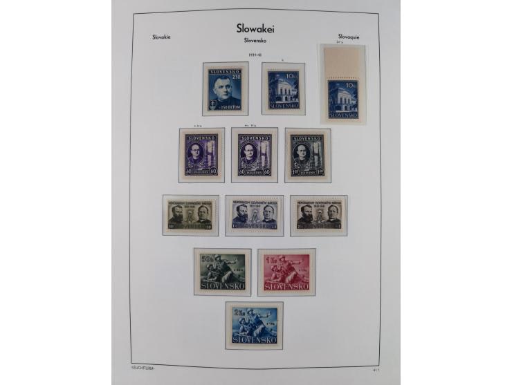 1939/2004, mint never hinged collection, from 1939-45 except Mi.-Nr. 24-38 in the main catalogue numbers complete incl. posta