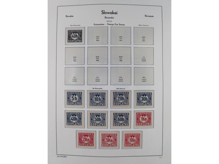 1939/2004, mint never hinged collection, from 1939-45 except Mi.-Nr. 24-38 in the main catalogue numbers complete incl. posta