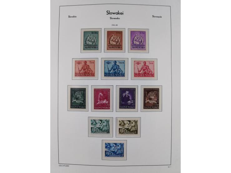 1939/2004, mint never hinged collection, from 1939-45 except Mi.-Nr. 24-38 in the main catalogue numbers complete incl. posta