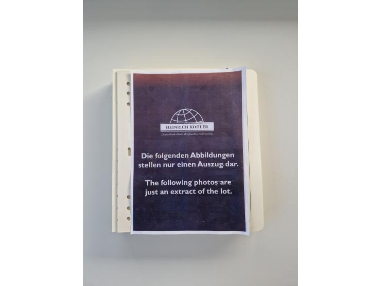 1899/2023, überkomplette postfrische und zusätzlich etwas gestempelte Sammlung in 12 Vordruckalben und losen Blättern, ab 194