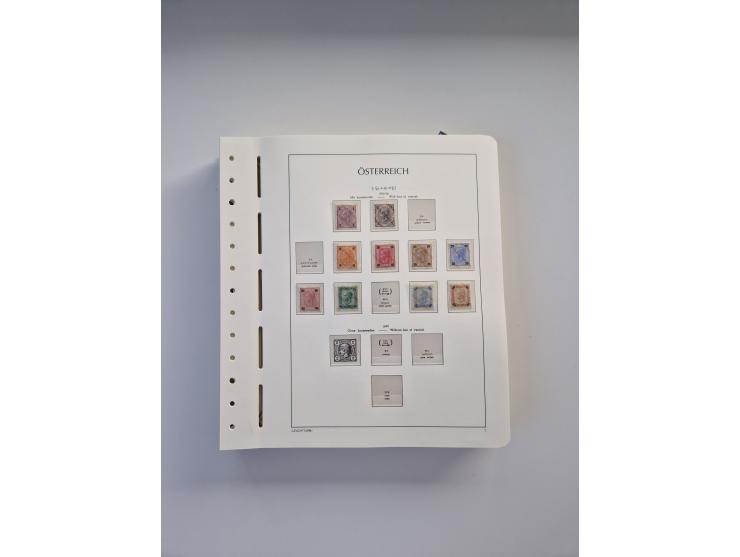 1899/2023, überkomplette postfrische und zusätzlich etwas gestempelte Sammlung in 12 Vordruckalben und losen Blättern, ab 194