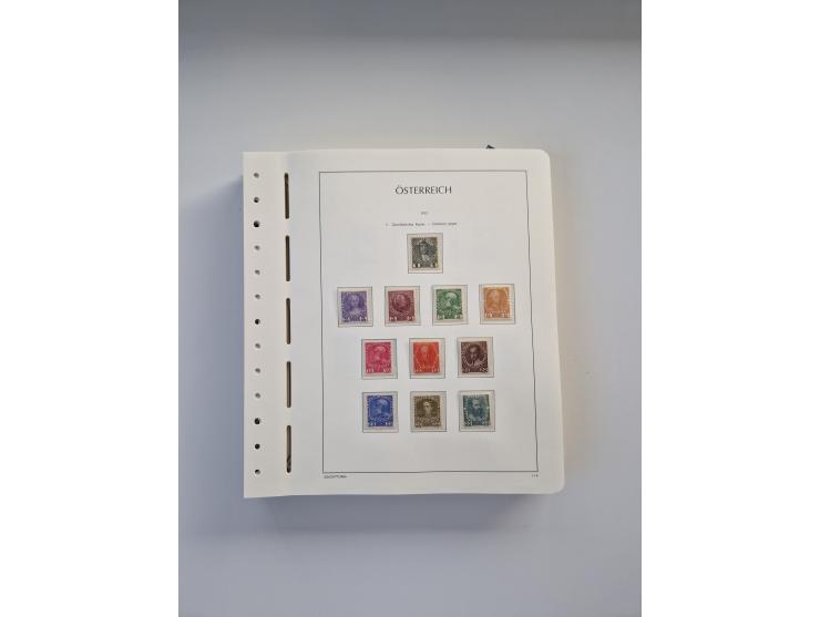1899/2023, überkomplette postfrische und zusätzlich etwas gestempelte Sammlung in 12 Vordruckalben und losen Blättern, ab 194