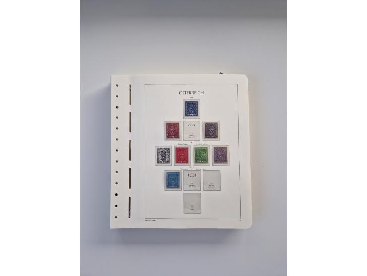 1899/2023, überkomplette postfrische und zusätzlich etwas gestempelte Sammlung in 12 Vordruckalben und losen Blättern, ab 194