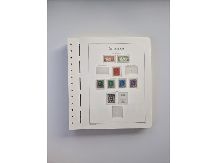 1899/2023, überkomplette postfrische und zusätzlich etwas gestempelte Sammlung in 12 Vordruckalben und losen Blättern, ab 194