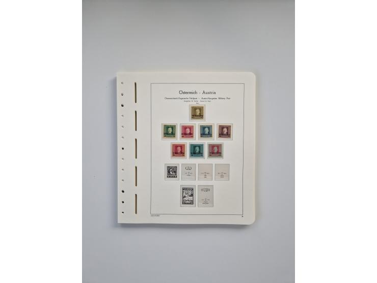 1899/2023, überkomplette postfrische und zusätzlich etwas gestempelte Sammlung in 12 Vordruckalben und losen Blättern, ab 194