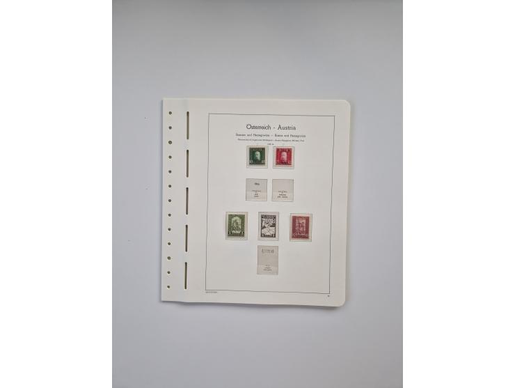 1899/2023, überkomplette postfrische und zusätzlich etwas gestempelte Sammlung in 12 Vordruckalben und losen Blättern, ab 194