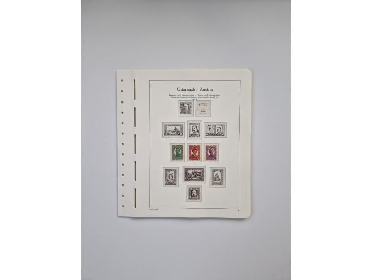 1899/2023, überkomplette postfrische und zusätzlich etwas gestempelte Sammlung in 12 Vordruckalben und losen Blättern, ab 194