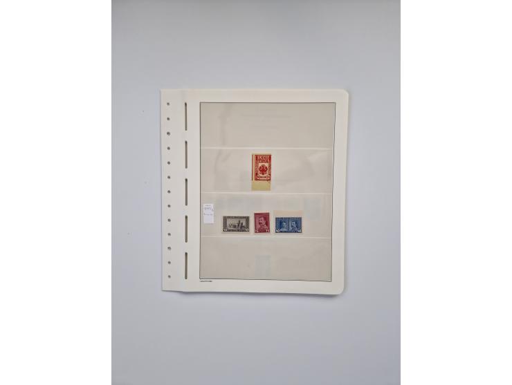 1899/2023, überkomplette postfrische und zusätzlich etwas gestempelte Sammlung in 12 Vordruckalben und losen Blättern, ab 194