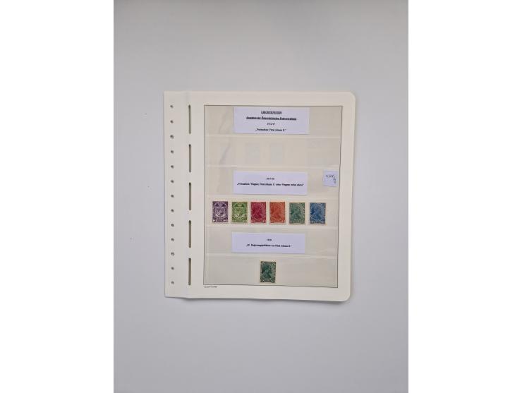 1899/2023, überkomplette postfrische und zusätzlich etwas gestempelte Sammlung in 12 Vordruckalben und losen Blättern, ab 194