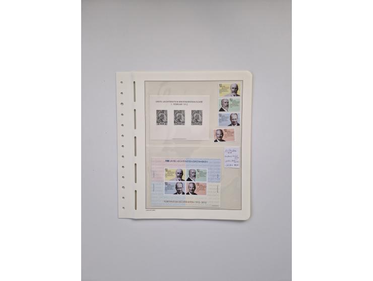 1899/2023, überkomplette postfrische und zusätzlich etwas gestempelte Sammlung in 12 Vordruckalben und losen Blättern, ab 194
