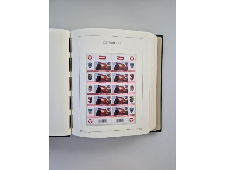 1899/2023, überkomplette postfrische und zusätzlich etwas gestempelte Sammlung in 12 Vordruckalben und losen Blättern, ab 194