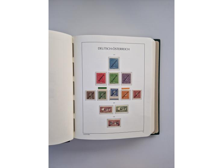 1899/2023, überkomplette postfrische und zusätzlich etwas gestempelte Sammlung in 12 Vordruckalben und losen Blättern, ab 194