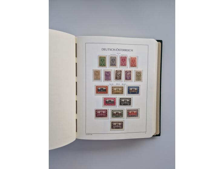 1899/2023, überkomplette postfrische und zusätzlich etwas gestempelte Sammlung in 12 Vordruckalben und losen Blättern, ab 194
