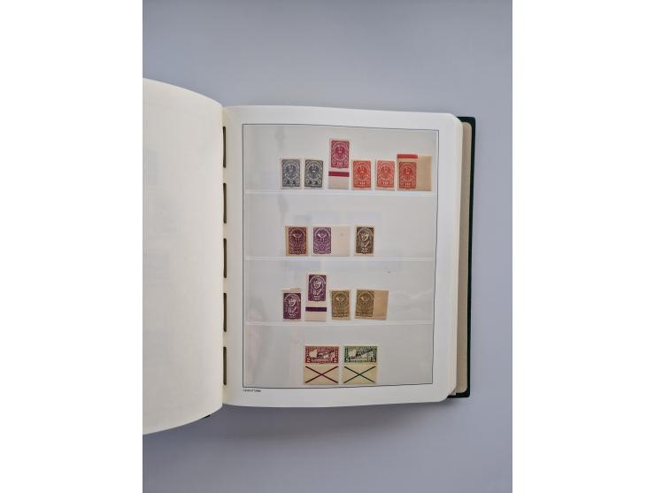 1899/2023, überkomplette postfrische und zusätzlich etwas gestempelte Sammlung in 12 Vordruckalben und losen Blättern, ab 194
