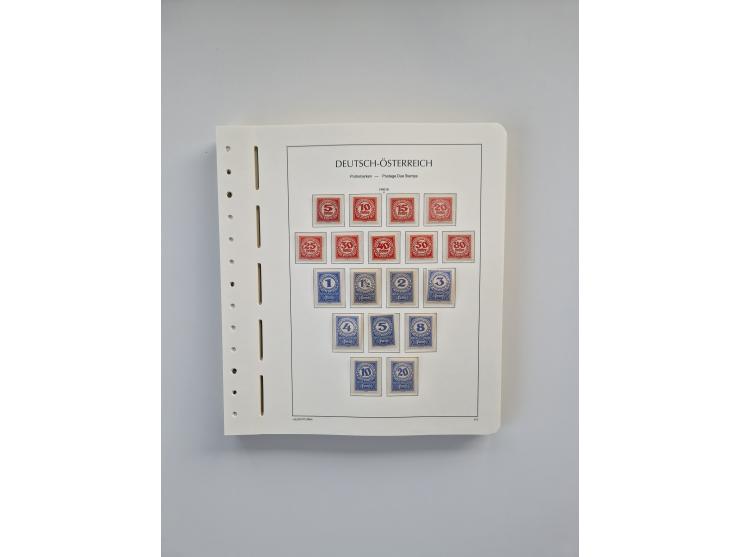 1899/2023, überkomplette postfrische und zusätzlich etwas gestempelte Sammlung in 12 Vordruckalben und losen Blättern, ab 194