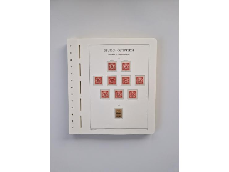 1899/2023, überkomplette postfrische und zusätzlich etwas gestempelte Sammlung in 12 Vordruckalben und losen Blättern, ab 194