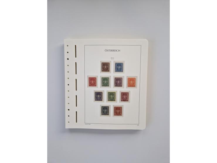 1899/2023, überkomplette postfrische und zusätzlich etwas gestempelte Sammlung in 12 Vordruckalben und losen Blättern, ab 194