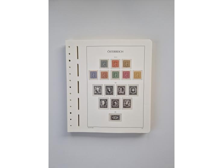 1899/2023, überkomplette postfrische und zusätzlich etwas gestempelte Sammlung in 12 Vordruckalben und losen Blättern, ab 194