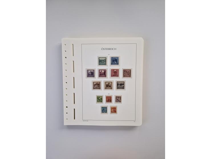 1899/2023, überkomplette postfrische und zusätzlich etwas gestempelte Sammlung in 12 Vordruckalben und losen Blättern, ab 194