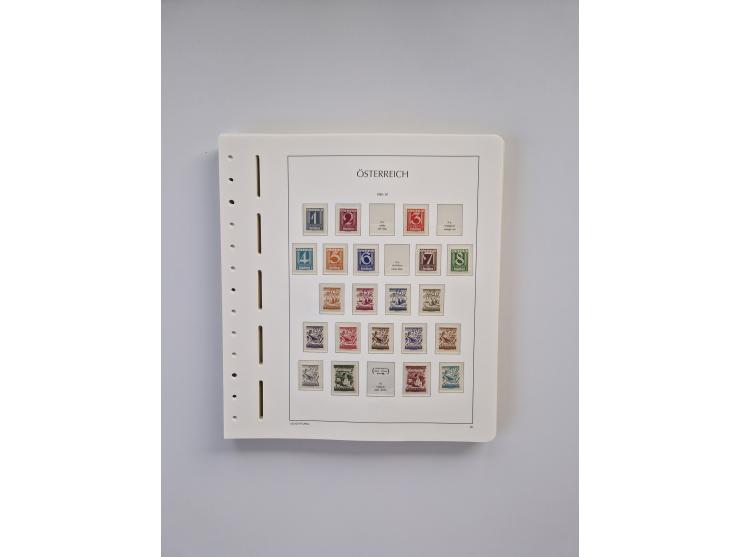 1899/2023, überkomplette postfrische und zusätzlich etwas gestempelte Sammlung in 12 Vordruckalben und losen Blättern, ab 194