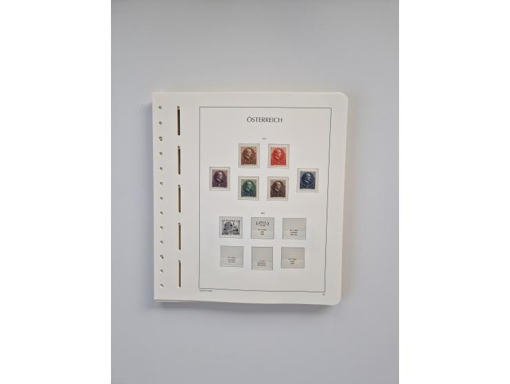 1899/2023, überkomplette postfrische und zusätzlich etwas gestempelte Sammlung in 12 Vordruckalben und losen Blättern, ab 194