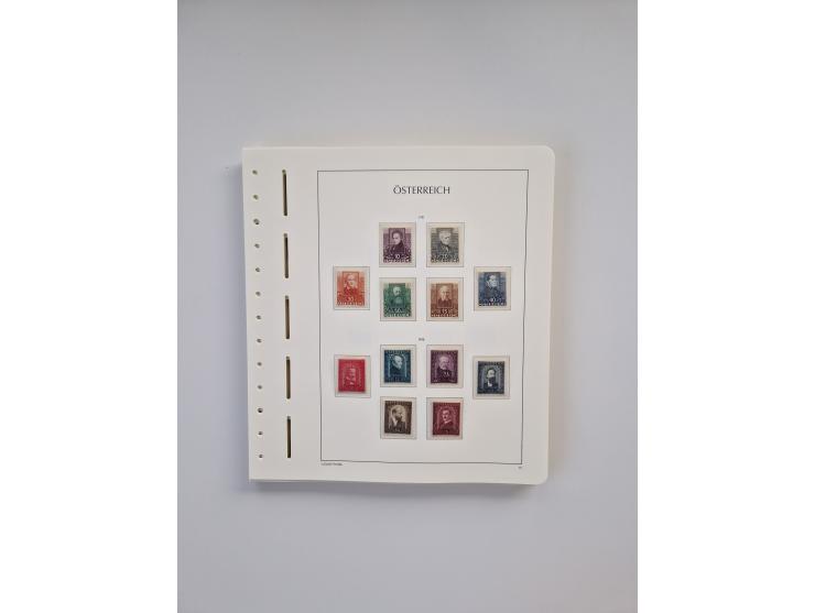 1899/2023, überkomplette postfrische und zusätzlich etwas gestempelte Sammlung in 12 Vordruckalben und losen Blättern, ab 194