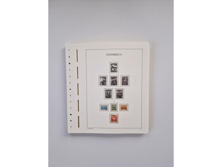 1899/2023, überkomplette postfrische und zusätzlich etwas gestempelte Sammlung in 12 Vordruckalben und losen Blättern, ab 194