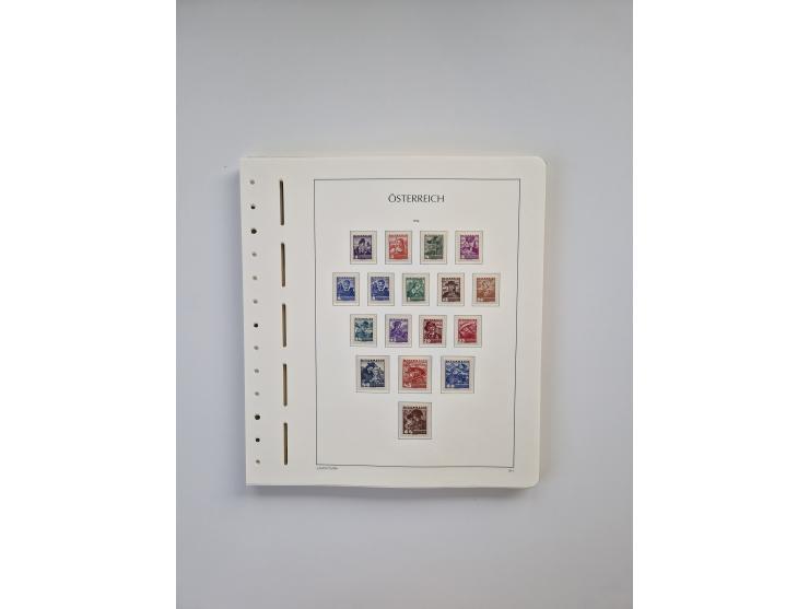 1899/2023, überkomplette postfrische und zusätzlich etwas gestempelte Sammlung in 12 Vordruckalben und losen Blättern, ab 194