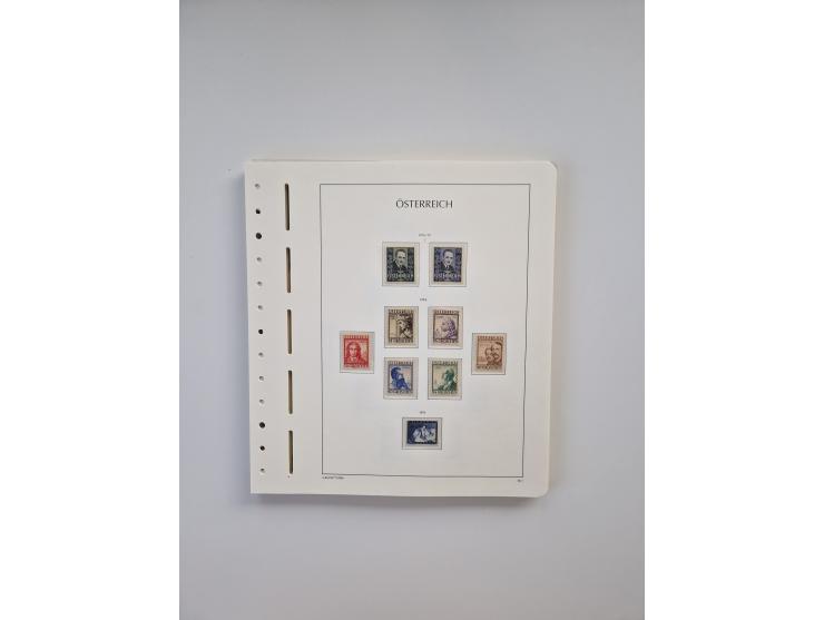 1899/2023, überkomplette postfrische und zusätzlich etwas gestempelte Sammlung in 12 Vordruckalben und losen Blättern, ab 194