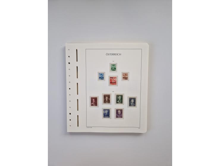 1899/2023, überkomplette postfrische und zusätzlich etwas gestempelte Sammlung in 12 Vordruckalben und losen Blättern, ab 194