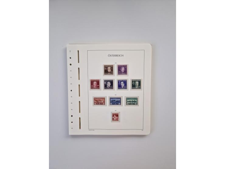 1899/2023, überkomplette postfrische und zusätzlich etwas gestempelte Sammlung in 12 Vordruckalben und losen Blättern, ab 194