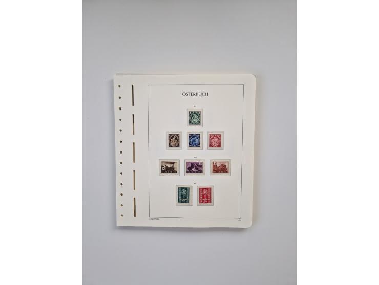 1899/2023, überkomplette postfrische und zusätzlich etwas gestempelte Sammlung in 12 Vordruckalben und losen Blättern, ab 194