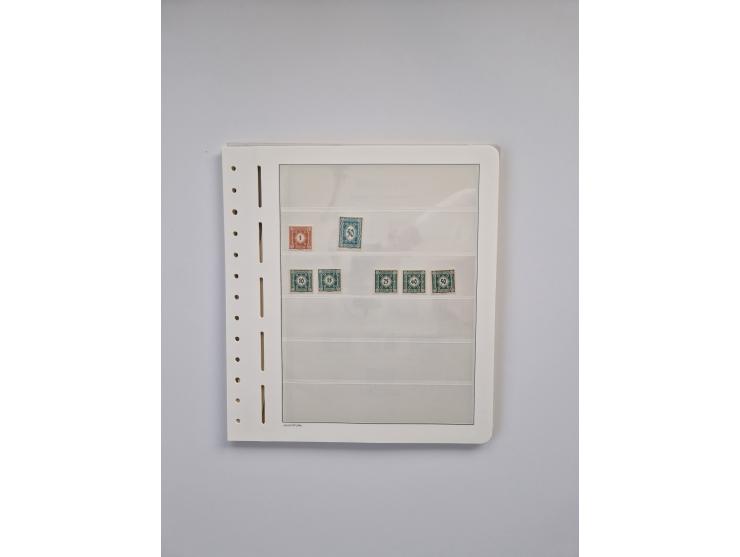 1899/2023, überkomplette postfrische und zusätzlich etwas gestempelte Sammlung in 12 Vordruckalben und losen Blättern, ab 194