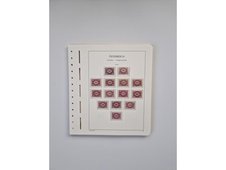 1899/2023, überkomplette postfrische und zusätzlich etwas gestempelte Sammlung in 12 Vordruckalben und losen Blättern, ab 194