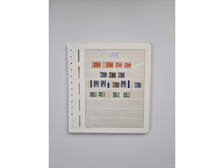 1899/2023, überkomplette postfrische und zusätzlich etwas gestempelte Sammlung in 12 Vordruckalben und losen Blättern, ab 194