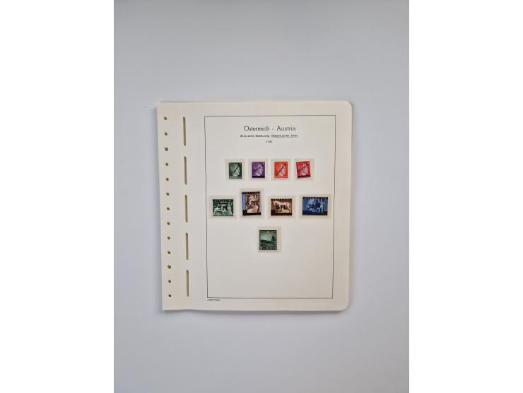 1899/2023, überkomplette postfrische und zusätzlich etwas gestempelte Sammlung in 12 Vordruckalben und losen Blättern, ab 194