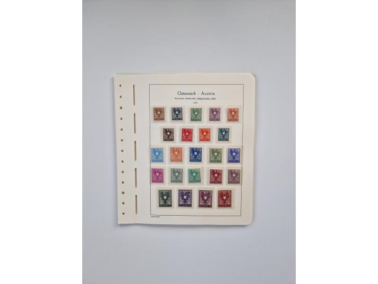 1899/2023, überkomplette postfrische und zusätzlich etwas gestempelte Sammlung in 12 Vordruckalben und losen Blättern, ab 194