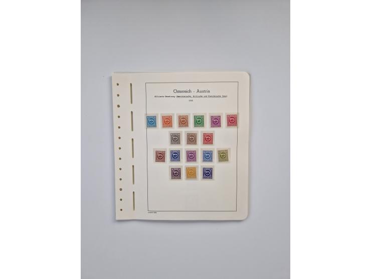 1899/2023, überkomplette postfrische und zusätzlich etwas gestempelte Sammlung in 12 Vordruckalben und losen Blättern, ab 194