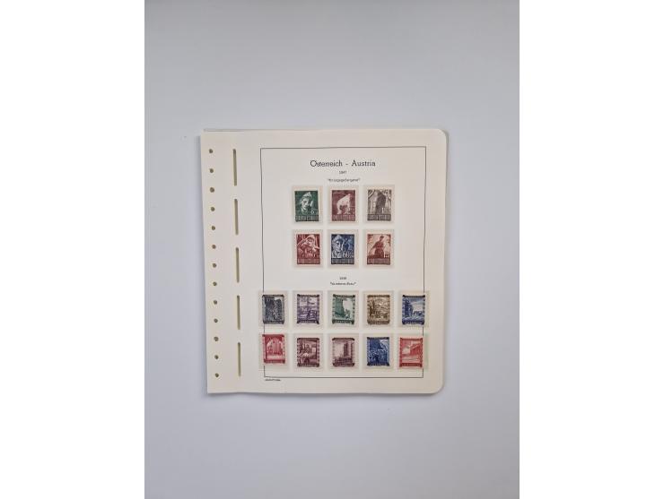 1899/2023, überkomplette postfrische und zusätzlich etwas gestempelte Sammlung in 12 Vordruckalben und losen Blättern, ab 194