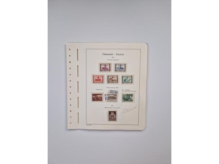 1899/2023, überkomplette postfrische und zusätzlich etwas gestempelte Sammlung in 12 Vordruckalben und losen Blättern, ab 194