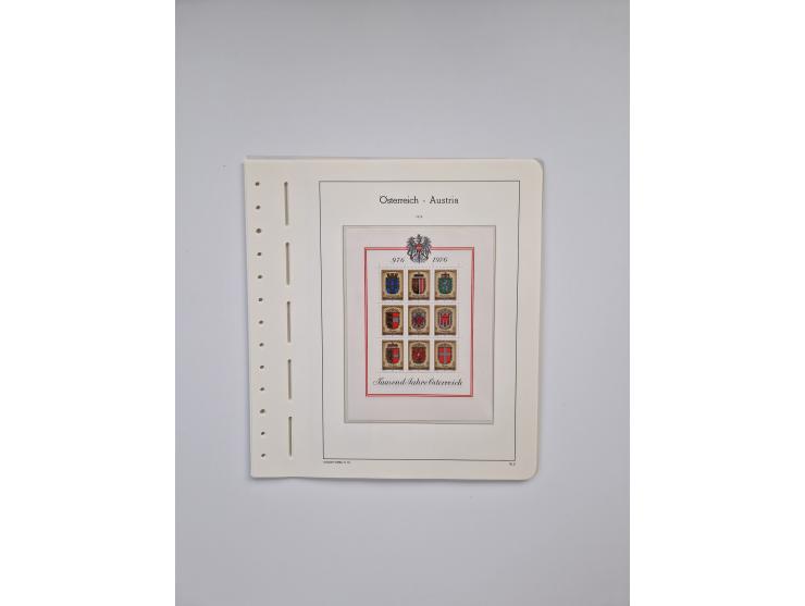 1899/2023, überkomplette postfrische und zusätzlich etwas gestempelte Sammlung in 12 Vordruckalben und losen Blättern, ab 194