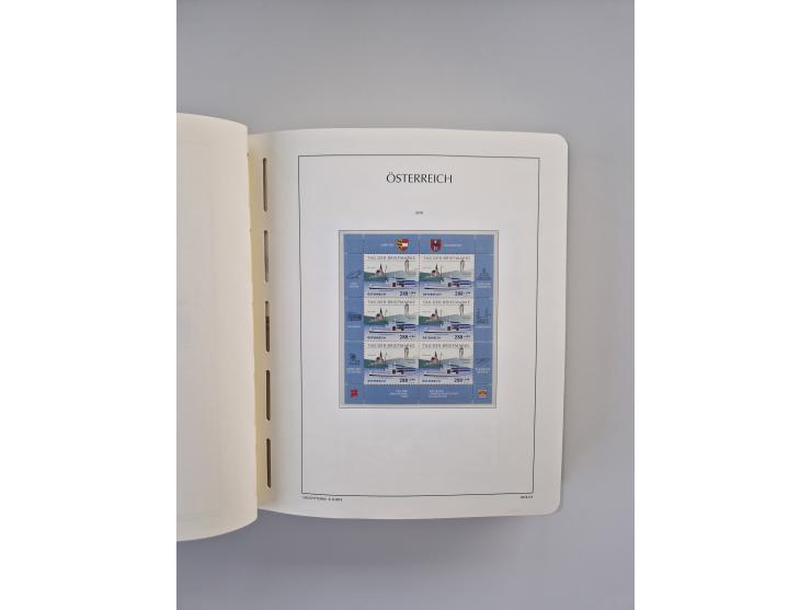 1899/2023, überkomplette postfrische und zusätzlich etwas gestempelte Sammlung in 12 Vordruckalben und losen Blättern, ab 194