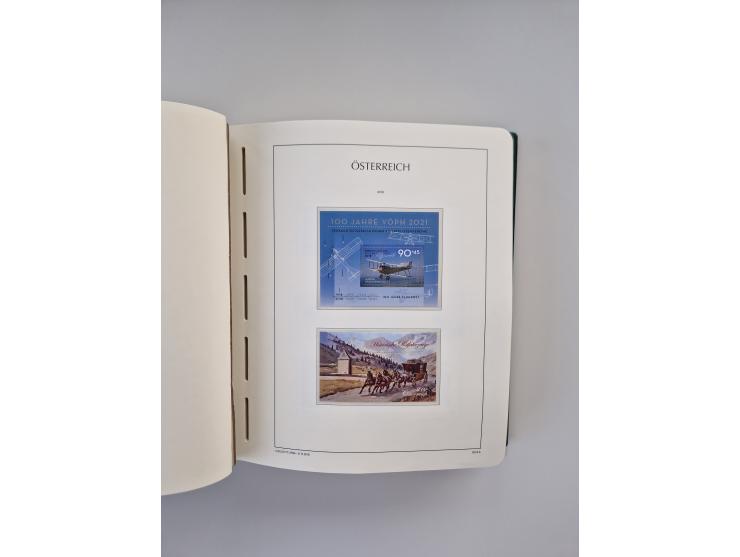 1899/2023, überkomplette postfrische und zusätzlich etwas gestempelte Sammlung in 12 Vordruckalben und losen Blättern, ab 194