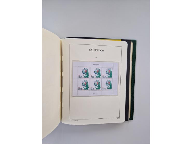 1899/2023, überkomplette postfrische und zusätzlich etwas gestempelte Sammlung in 12 Vordruckalben und losen Blättern, ab 194