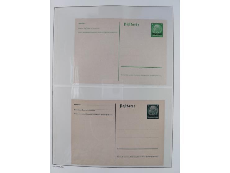 1939/45, postfrische und winzig ungebrauchte/gestempelte Sammlung mit vielen kompletten Gebieten, dabei Böhmen und Mähren mit