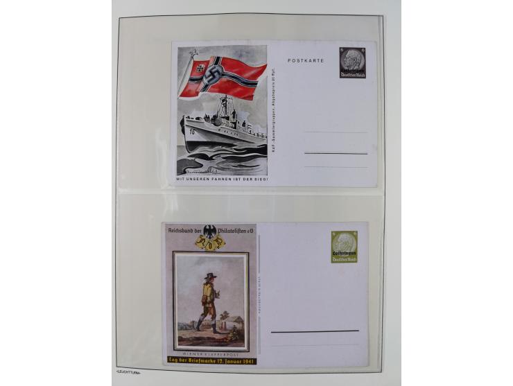 1939/45, postfrische und winzig ungebrauchte/gestempelte Sammlung mit vielen kompletten Gebieten, dabei Böhmen und Mähren mit