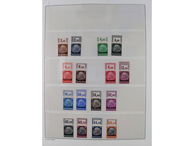 1939/45, postfrische und winzig ungebrauchte/gestempelte Sammlung mit vielen kompletten Gebieten, dabei Böhmen und Mähren mit