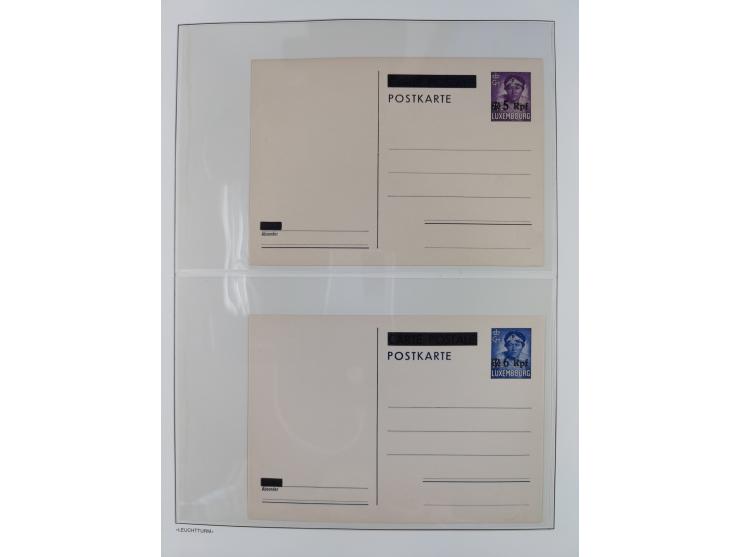 1939/45, postfrische und winzig ungebrauchte/gestempelte Sammlung mit vielen kompletten Gebieten, dabei Böhmen und Mähren mit