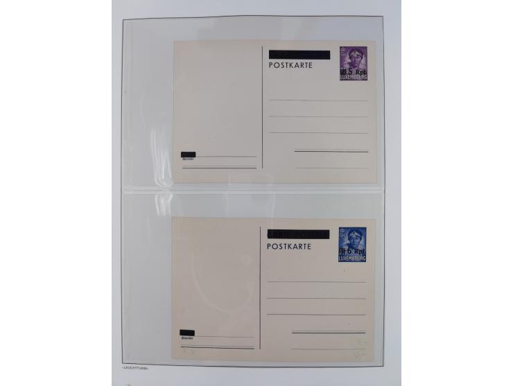 1939/45, postfrische und winzig ungebrauchte/gestempelte Sammlung mit vielen kompletten Gebieten, dabei Böhmen und Mähren mit